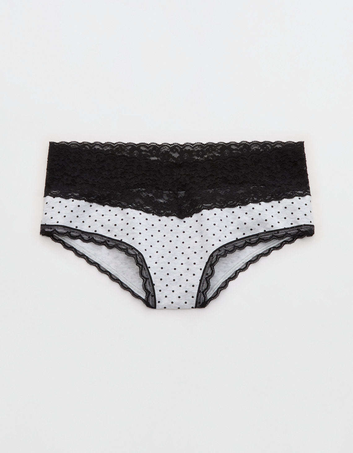 Cheeky Superchill de Algodón y encaje By Aerie - Gris 5442_7096_012_f