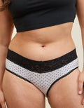 Cheeky Superchill de Algodón y encaje By Aerie - Gris 5442_7096_012_of