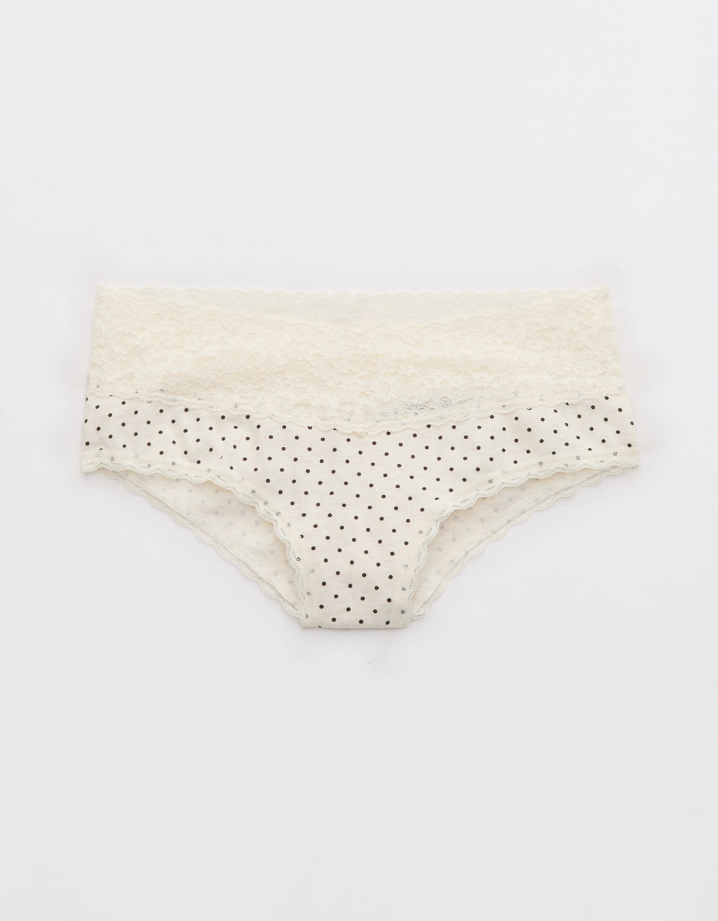 Cheeky Superchill de Algodón y encaje By Aerie - Blanco 5442_7096_062_f