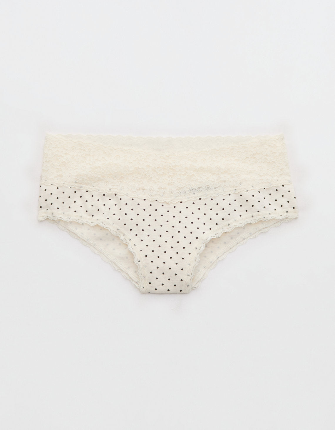 Cheeky Superchill de Algodón y encaje By Aerie - Blanco 5442_7096_062_f