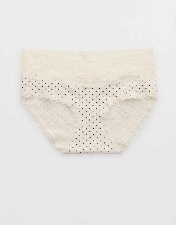 Boybrief Superchill de encaje By Aerie - Blanco