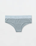 Cheeky Superchill No Show de Algodón By Aerie - Gris 5442_8382_012_f