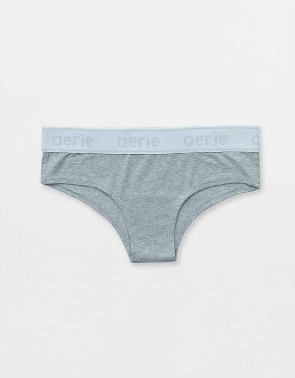 Cheeky Superchill No Show de Algodón By Aerie - Gris