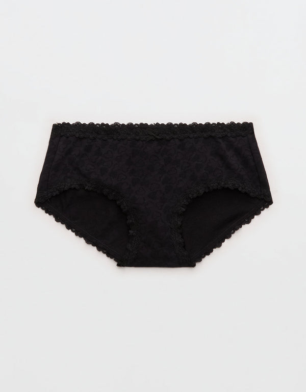 Boybrief Superchill de Algodón By Aerie - Negro