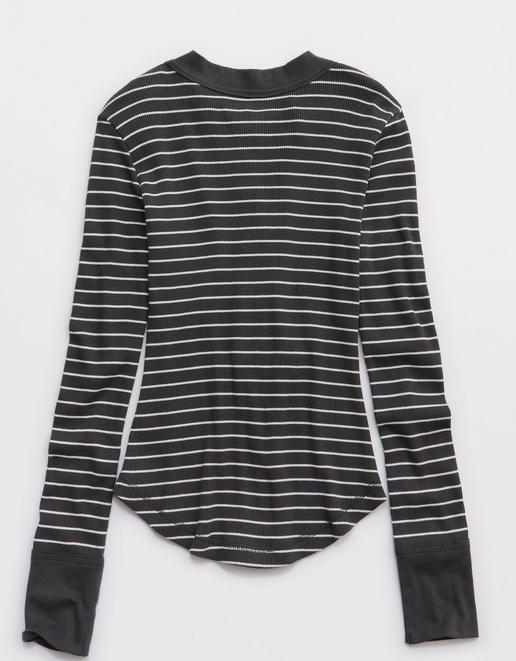 Suéter Henley de Aerie - Gris 5493_3919_005_b
