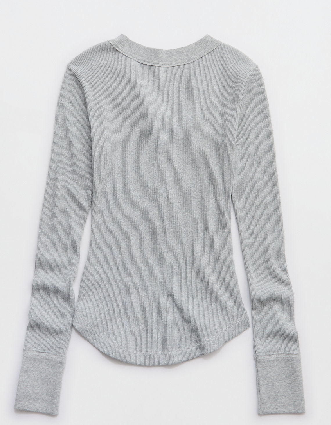 Suéter Henley de Aerie - Gris 5493_3919_012_b