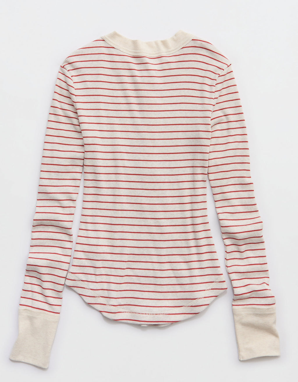 Suéter Henley de Aerie - Blanco 5493_3919_062_b