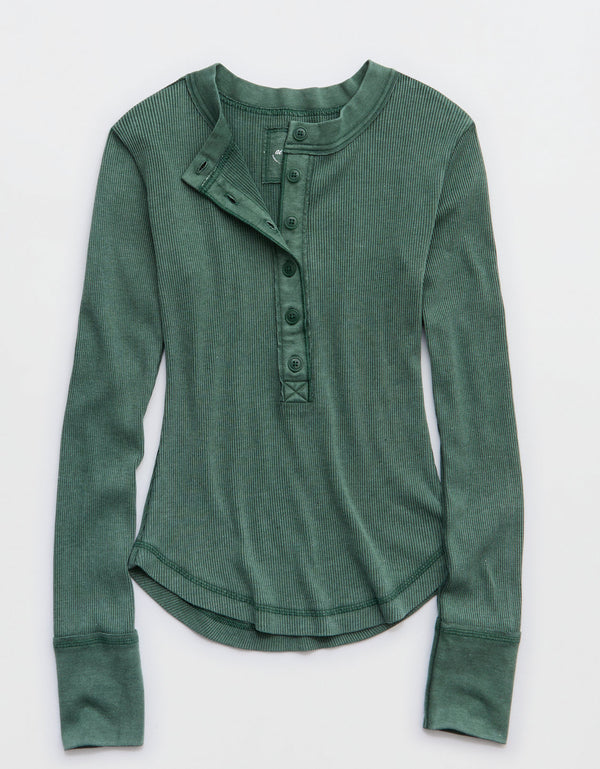 Suéter Henley de Aerie - Generico