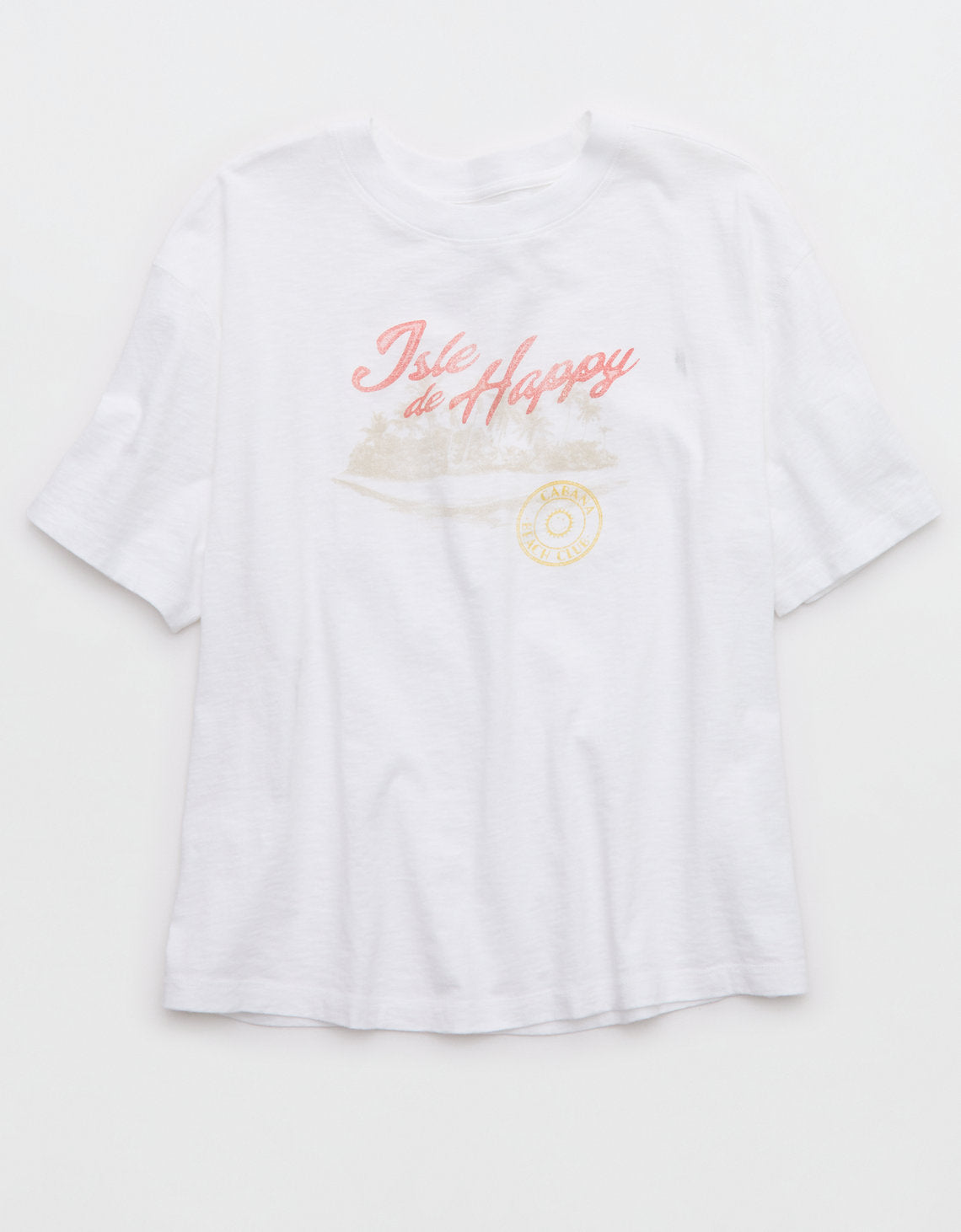 Camiseta Aerie Relaxed - Blanco 5494_4072_101_f