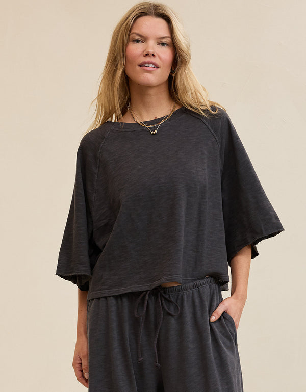 Camiseta de Punto Informal By Aerie - Gris