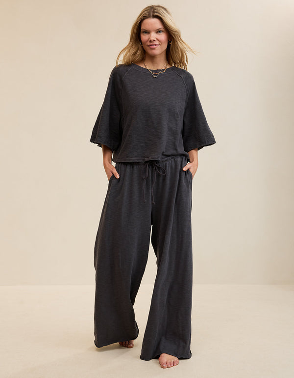 Camiseta de Punto Informal By Aerie - Gris