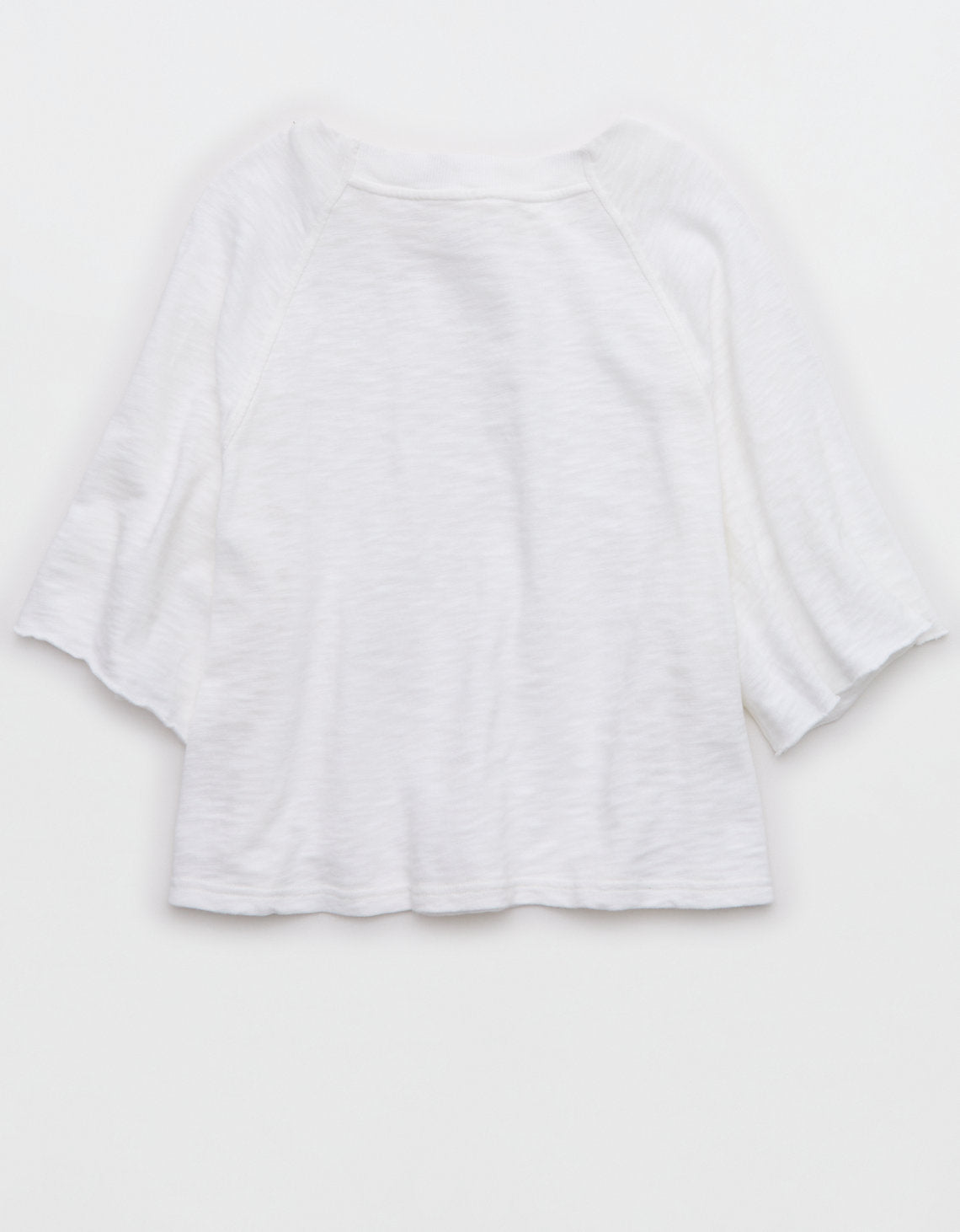 Camiseta cuello Redondo Aerie - Blanco 5496_3854_100_b