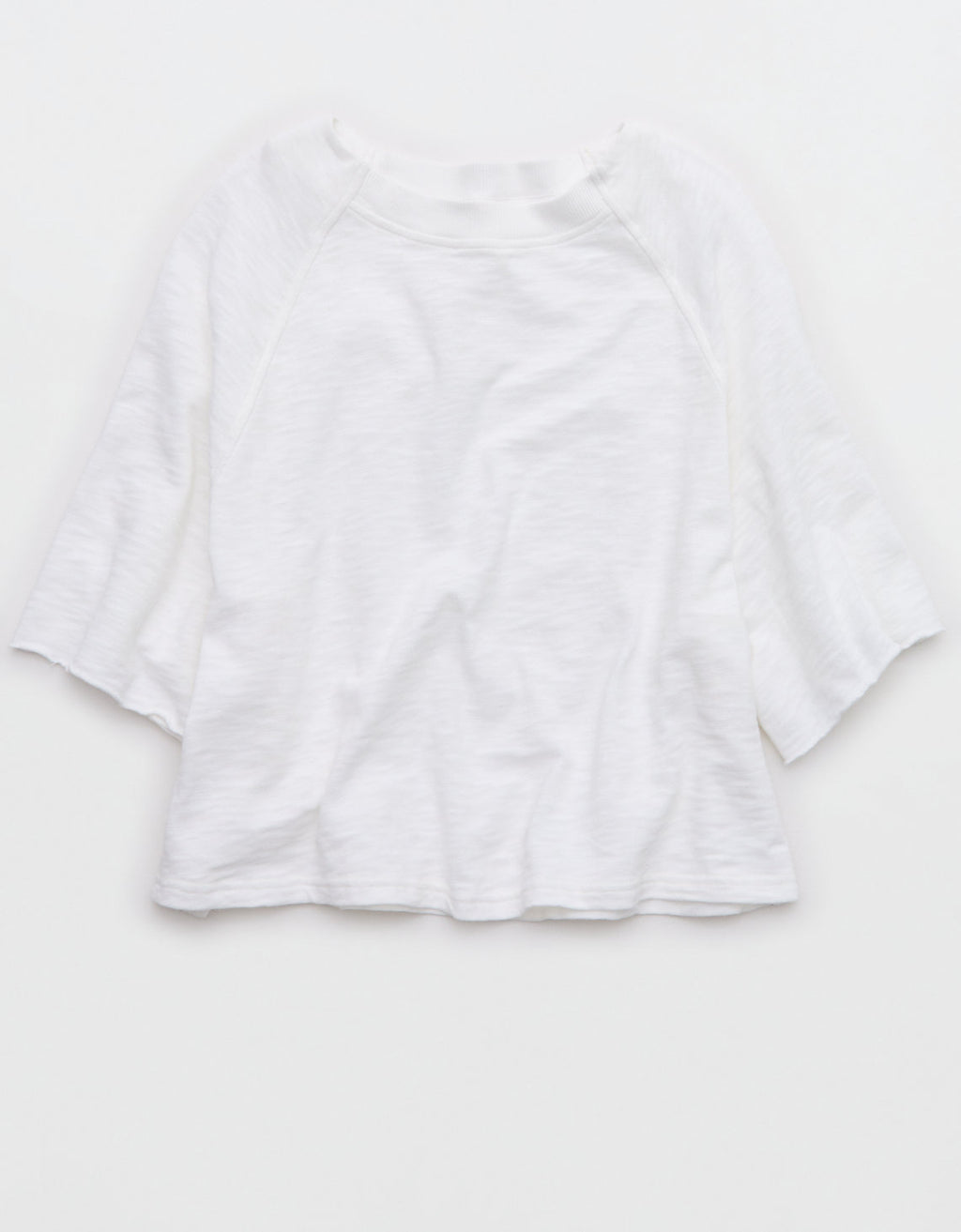 Camiseta cuello Redondo Aerie - Blanco 5496_3854_100_f