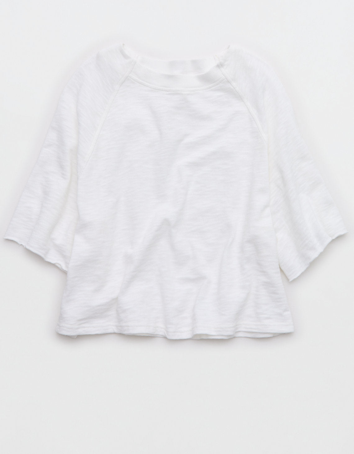 Camiseta cuello Redondo Aerie - Blanco 5496_3854_100_f