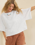 Camiseta cuello Redondo Aerie - Blanco 5496_3854_100_of