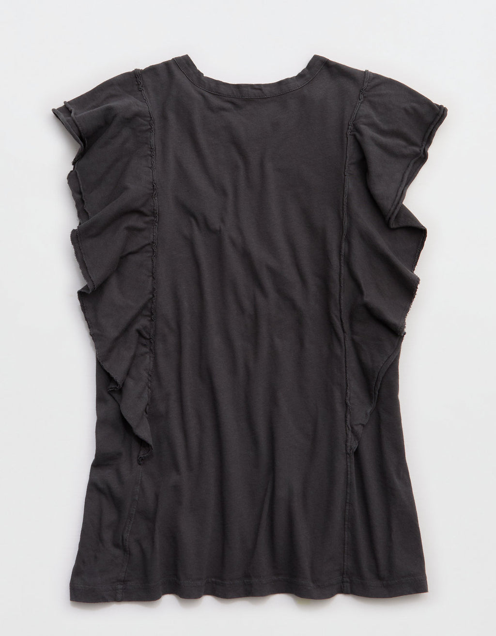 Camiseta con Mangas Onduladas Aerie - Gris 5496_3895_005_b