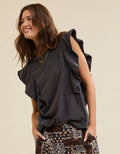 Camiseta con Mangas Onduladas Aerie - Gris 5496_3895_005_of