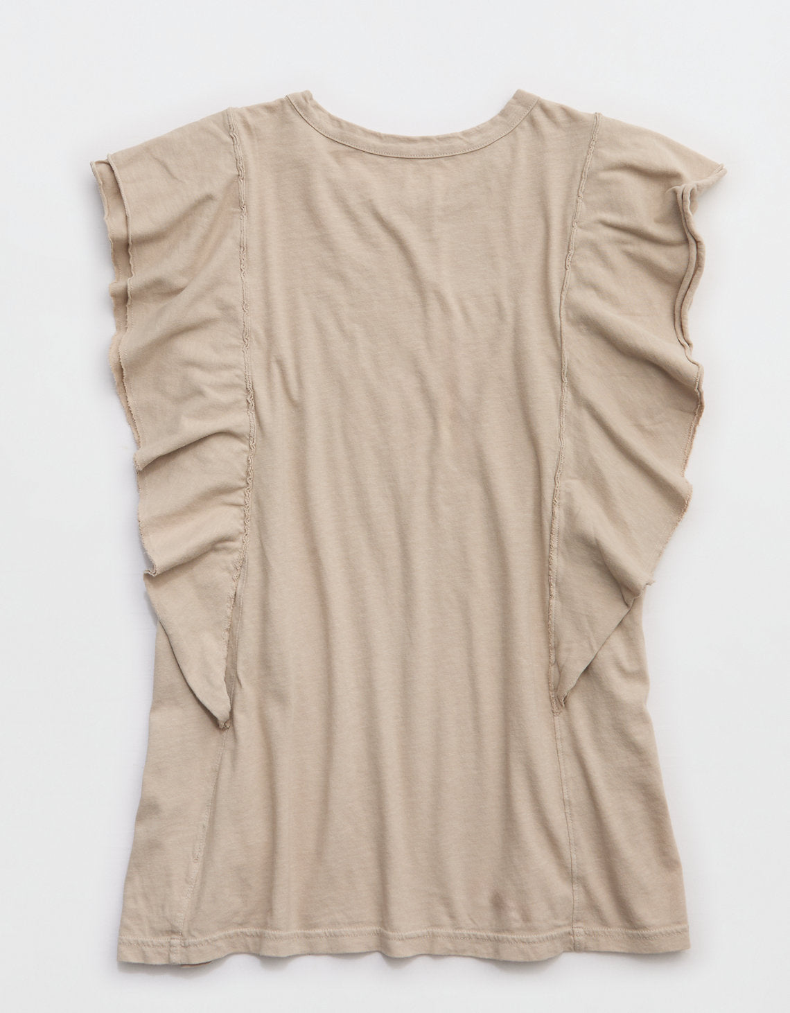Camiseta con Mangas Onduladas Aerie - Gris 5496_3895_021_b
