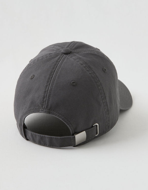 Gorra beisbolera con gráfico de mujer Aerie - Gris