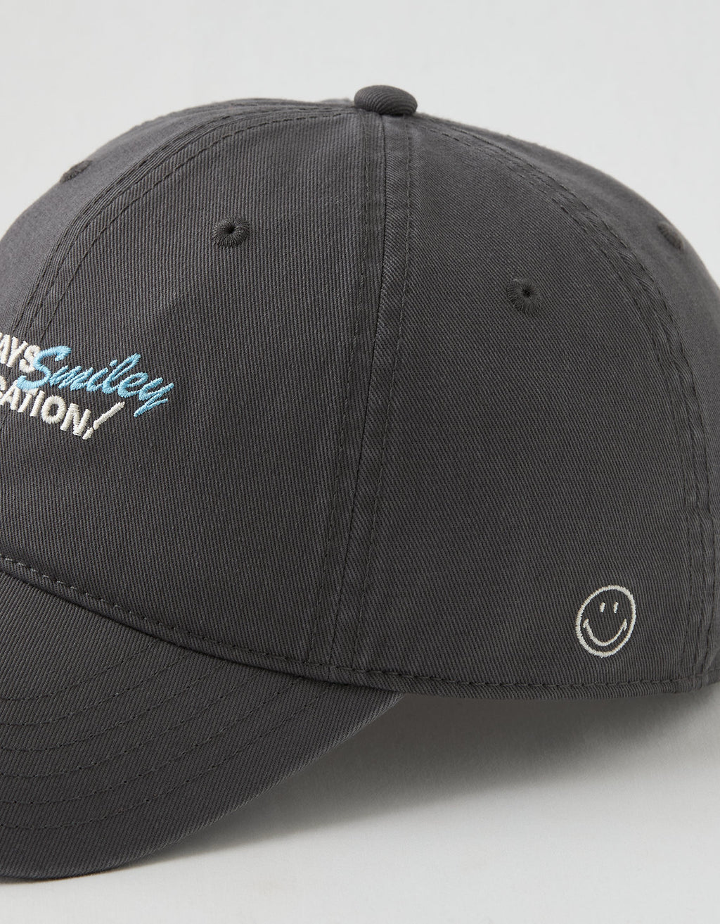 Gorra beisbolera con gráfico de mujer Aerie - Gris 5497_9374_023_d1