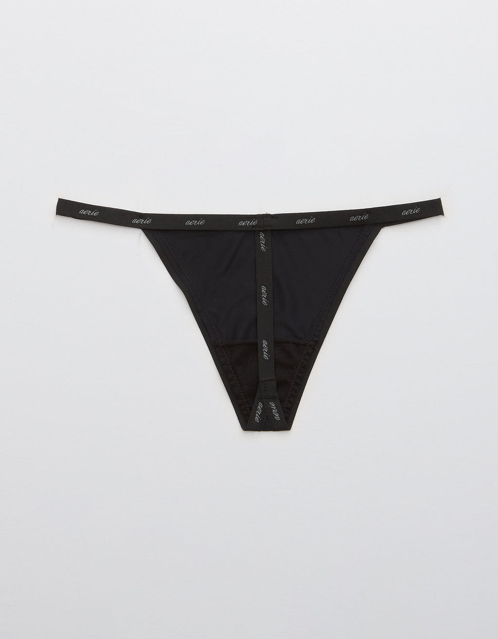 SMOOTHEZ Thong de Microfibra By Aerie - Negro 5772_7297_073_b