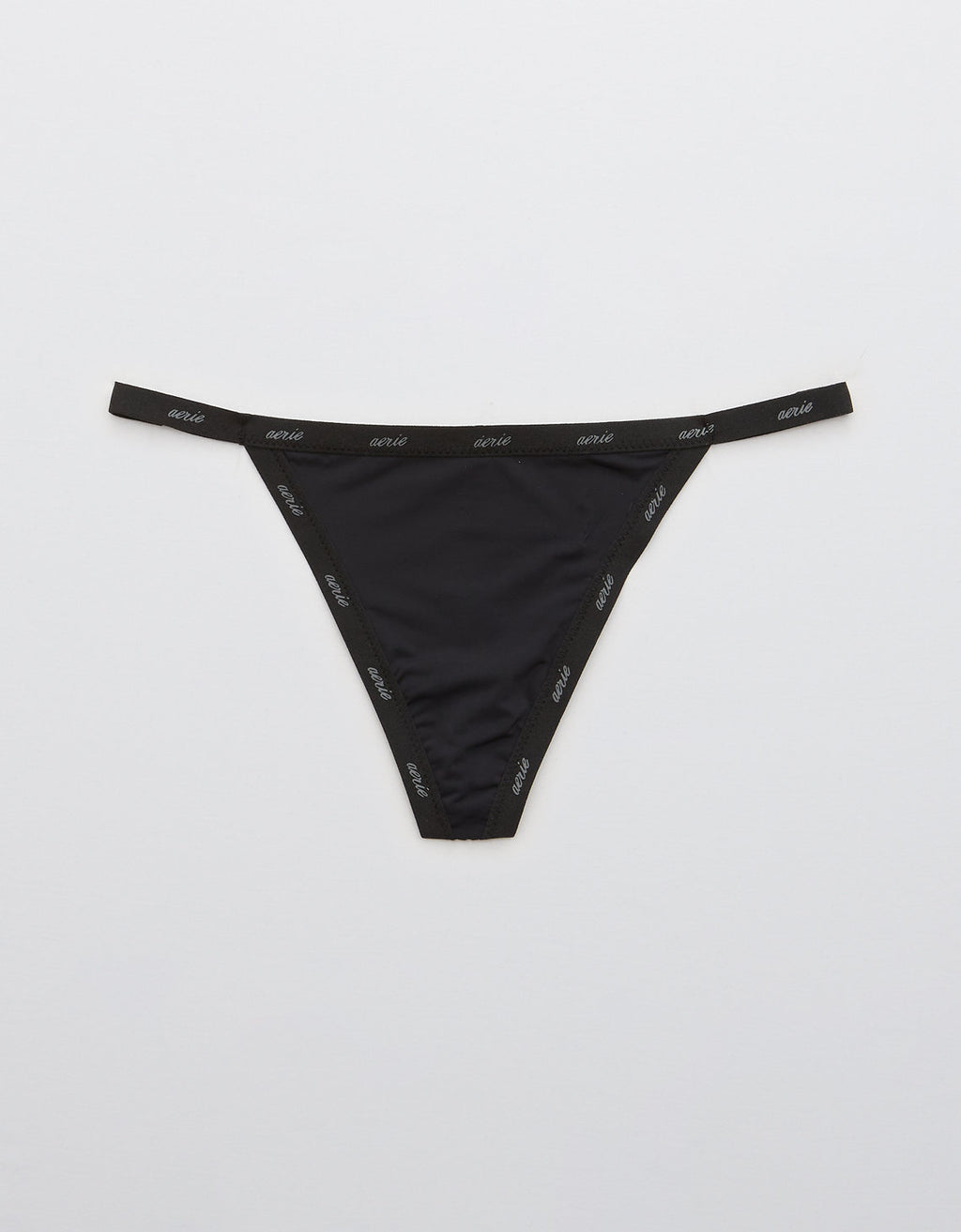 SMOOTHEZ Thong de Microfibra By Aerie - Negro 5772_7297_073_f