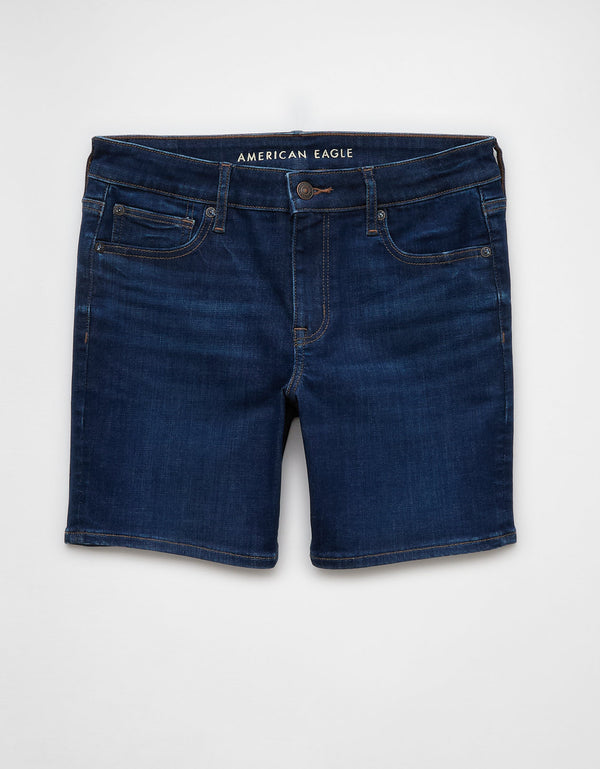 Bermuda skinny de mujer AE - Azul