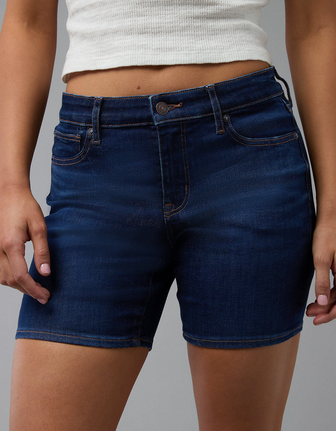 Bermuda skinny de mujer AE - Azul 6332_8168_738_of