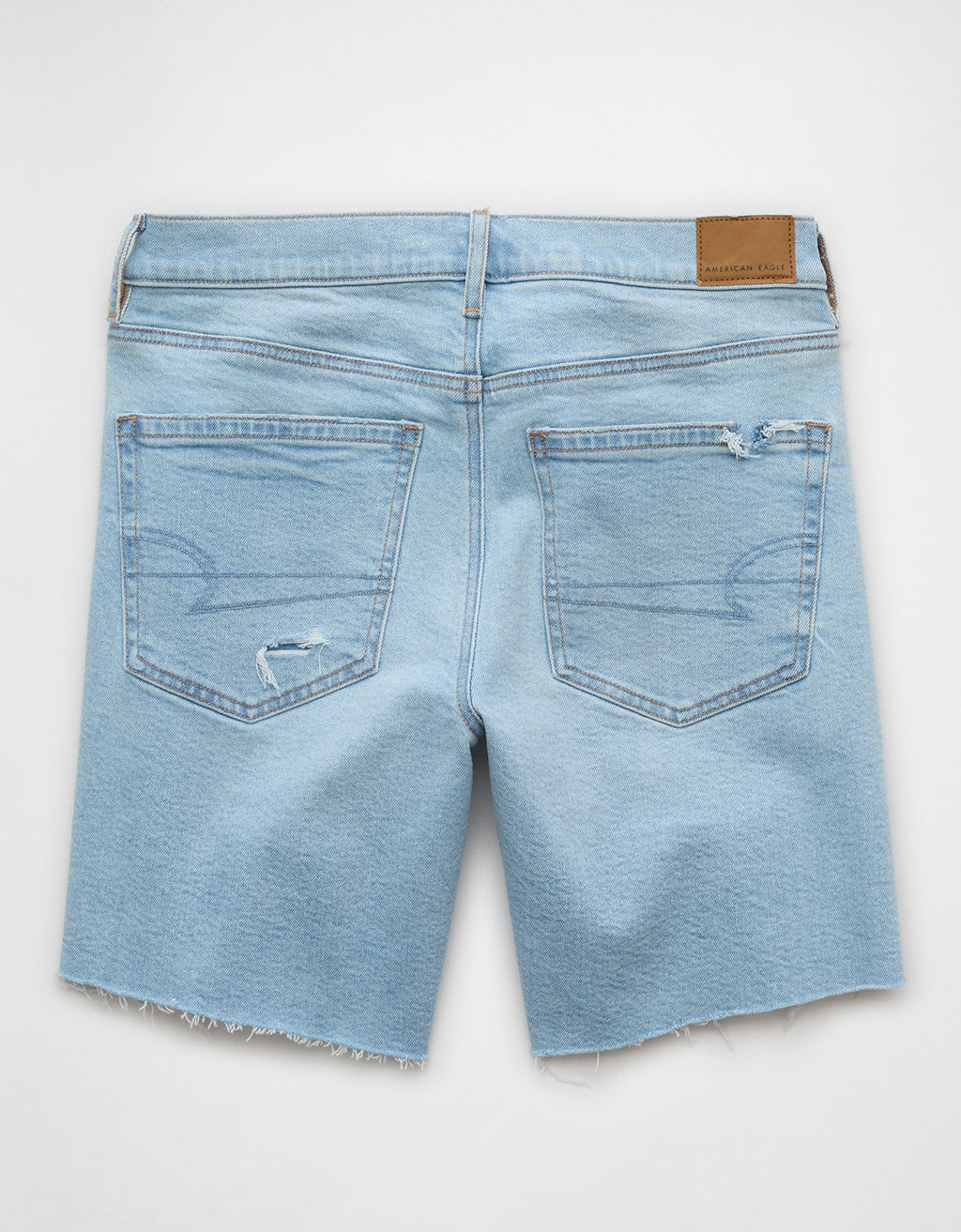 AE Strigid Denim Bermuda Short de 8 con Rasgados - Generico 6332_8244_916_b