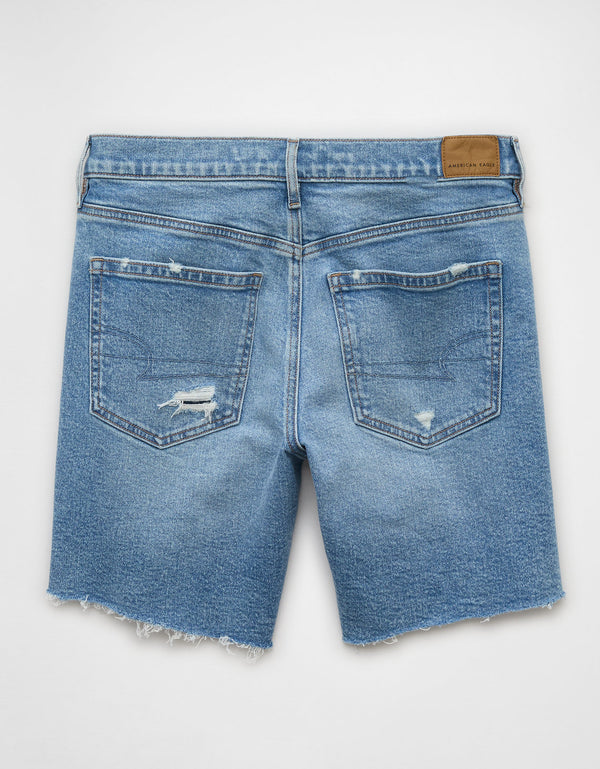 Short Strigid en Denim de 8 para Mujer - Generico