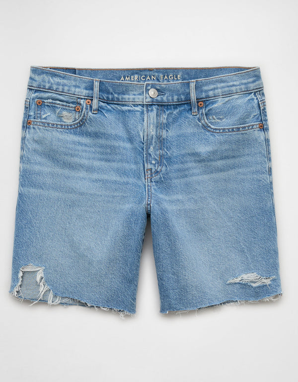 Short Strigid en Denim de 8 para Mujer - Generico