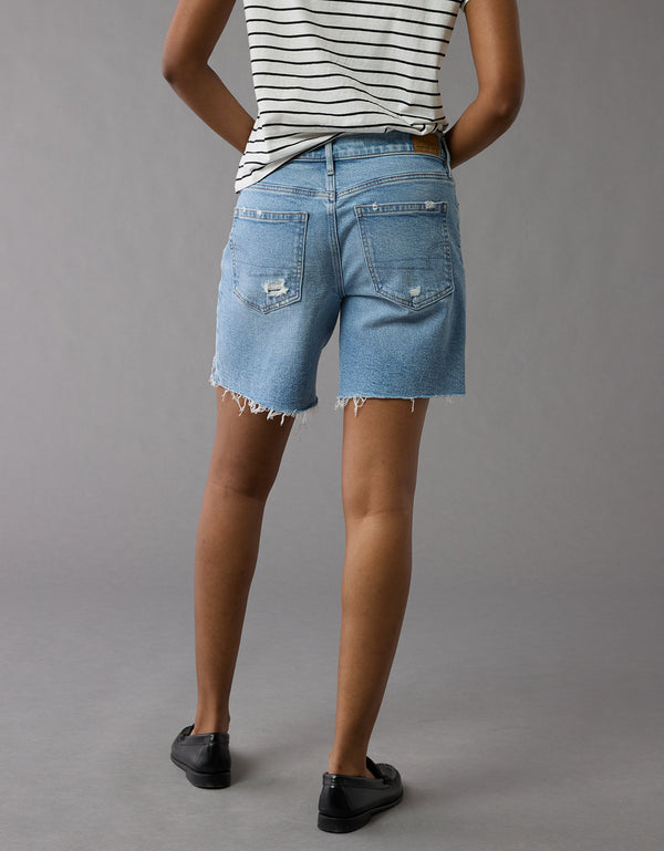 Short Strigid en Denim de 8 para Mujer - Generico