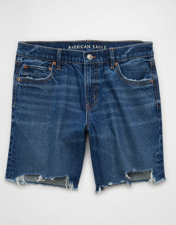 Short Strigid en Denim de 8 para Mujer - Generico