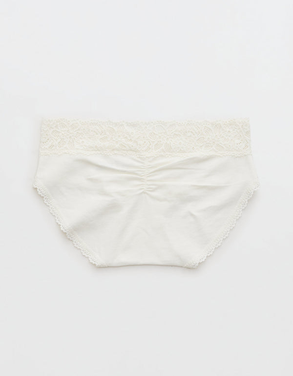 Undies Aerie en algodón con encaje deshilado - Generico