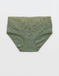 Panty Boyshort Algodón con Encaje Vintage Superchill de Aerie - Generico 6443_6997_331_f