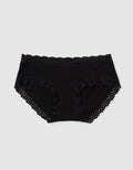 Bóxer tipo Cachetero de encaje Mujer Aerie - Negro 6443_7074_073_f