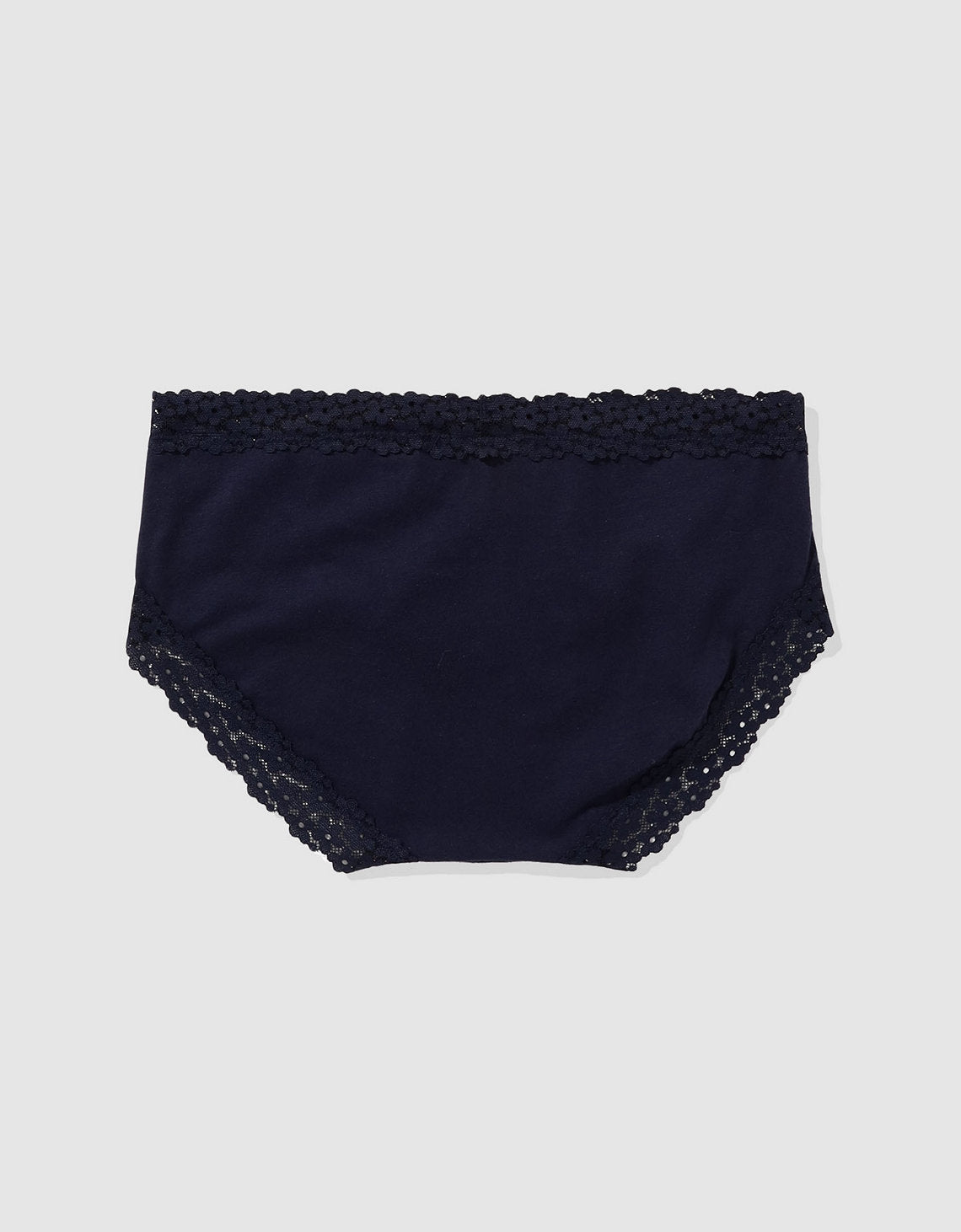 Bóxer tipo Cachetero de encaje Mujer Aerie - Azul 6443_7074_410_b