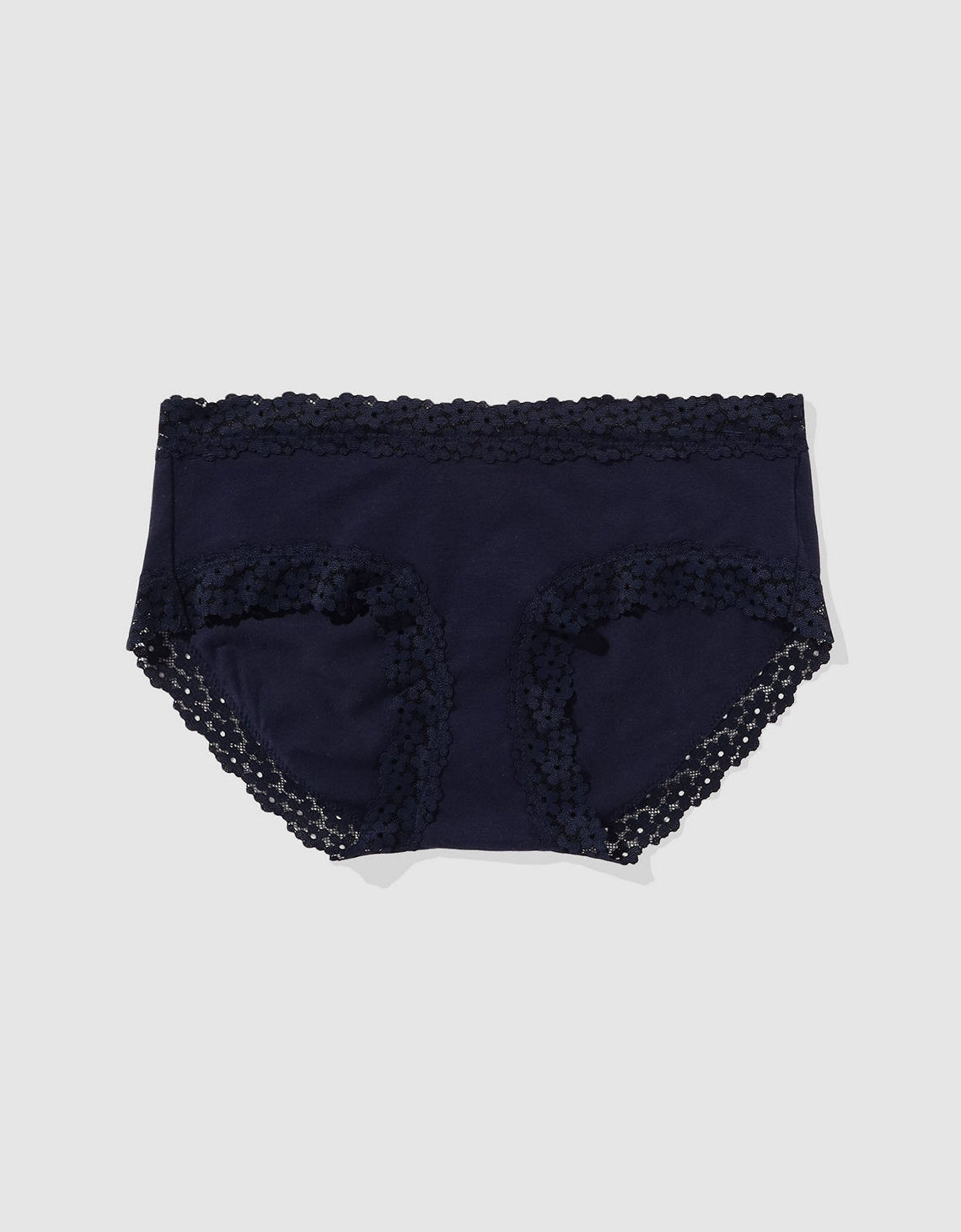 Bóxer tipo Cachetero de encaje Mujer Aerie - Azul 6443_7074_410_f