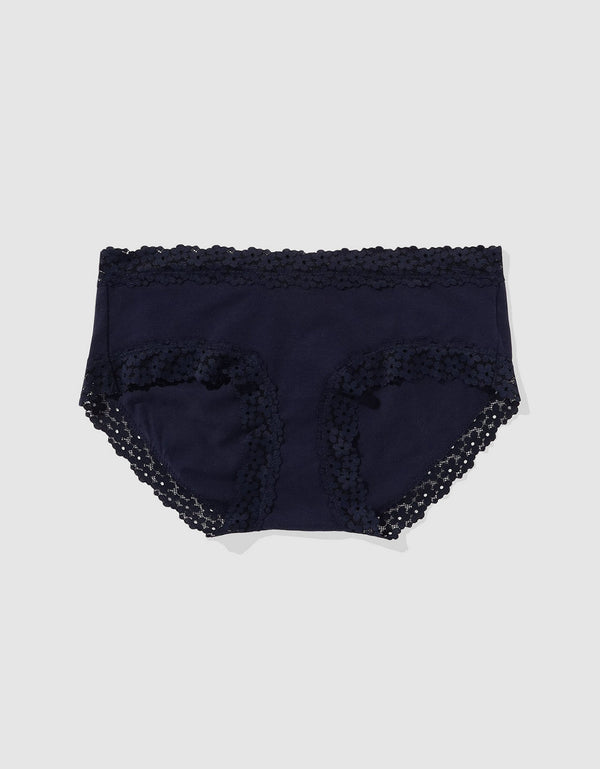 Bóxer tipo Cachetero de encaje Mujer Aerie - Azul