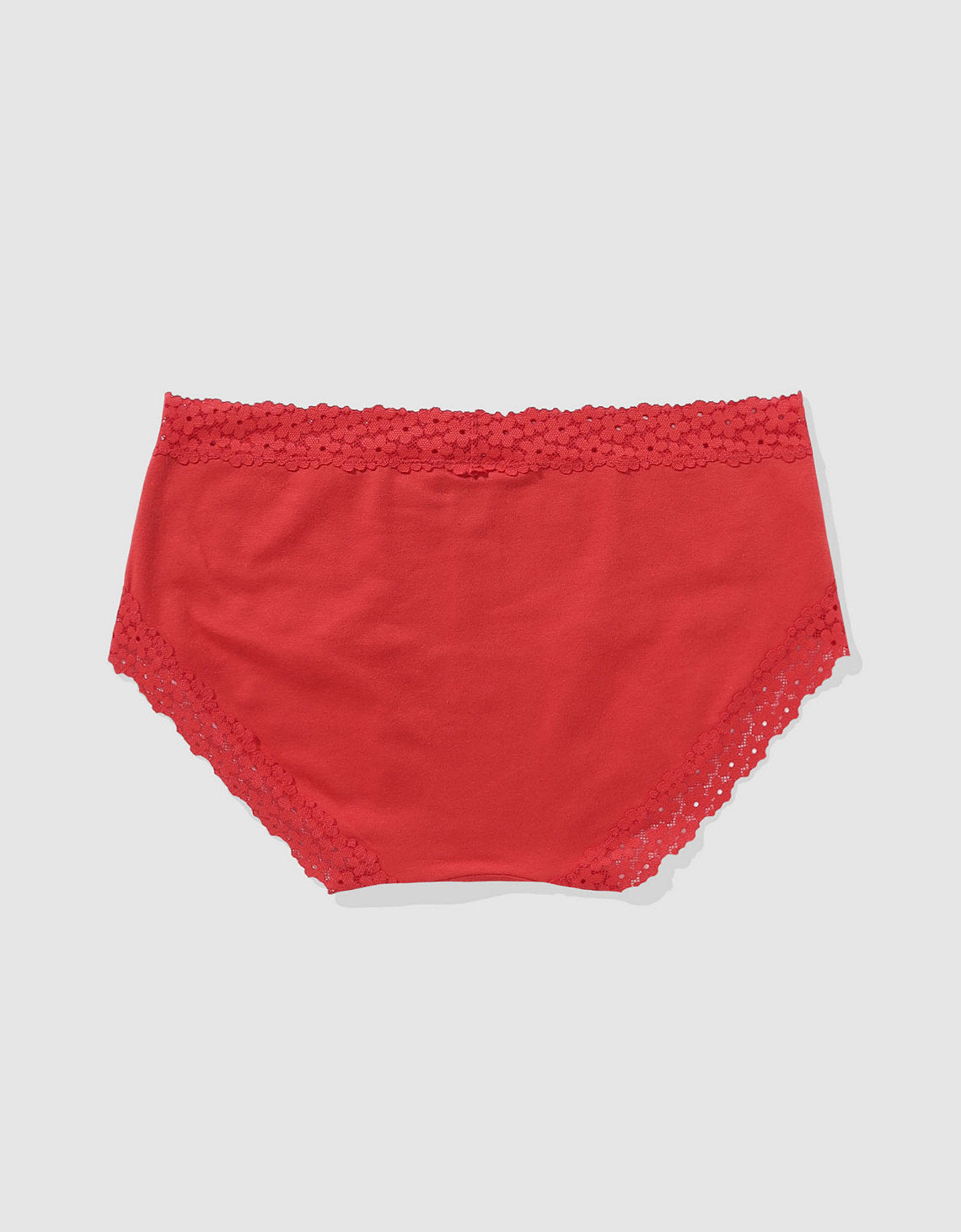 Bóxer tipo Cachetero de encaje Mujer Aerie - Rojo 6443_7074_572_b