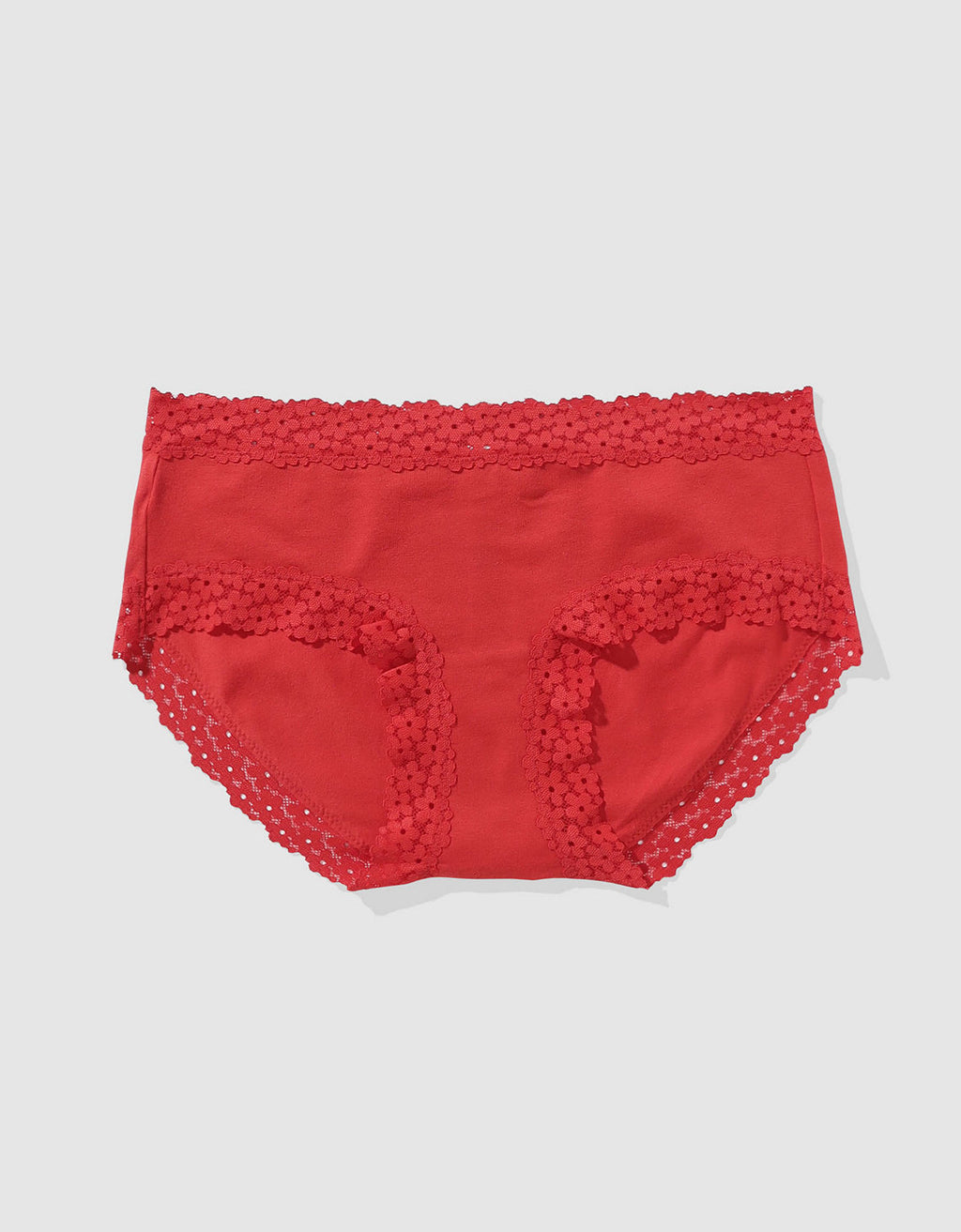 Bóxer tipo Cachetero de encaje Mujer Aerie - Rojo 6443_7074_572_f