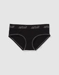 Panty Boybrief en Algodón Canalé con Logo Superchill de Aerie - Negro 6443_8210_073_f