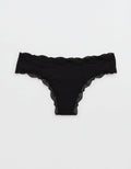 Tanga invisible de Aerie. - Negro 6443_8289_073_f