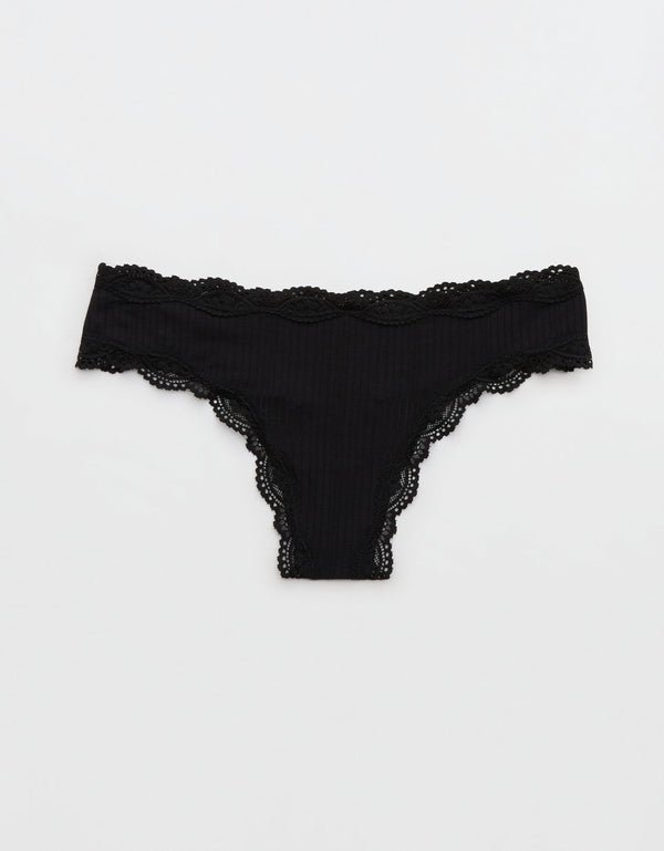 Tanga invisible de Aerie. - Negro