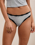 Bragas de encaje modal superchill - Gris 6443_8457_012_of