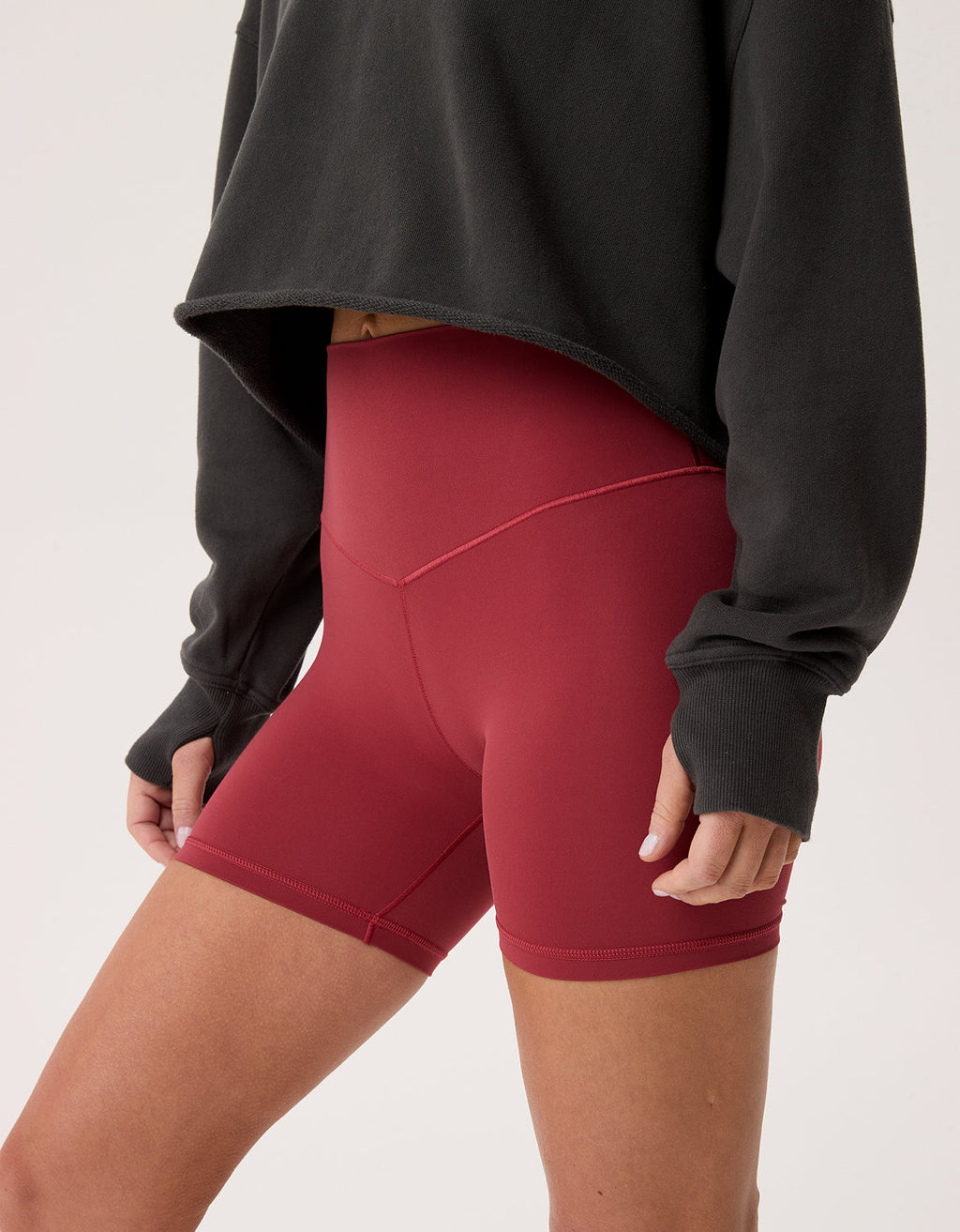 Bike Short de 5 pulgadas Real Me de OFFLINE By Aerie - Rojo 6493_6047_697_os