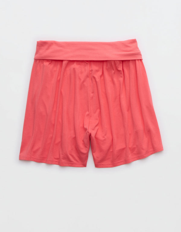 Short Aerie Real Softâ® con dobladillo - Rosa