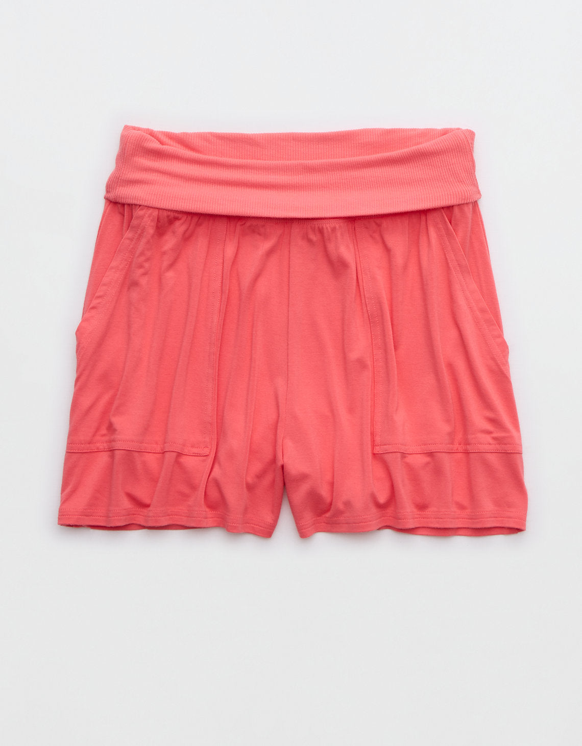 Short Aerie Real Softâ® con dobladillo - Rosa 6495_1429_619_f