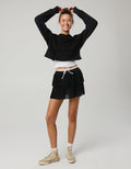 Falda-Short OFFLINE Real Me By Aerie - Negro 6498_1933_073_os