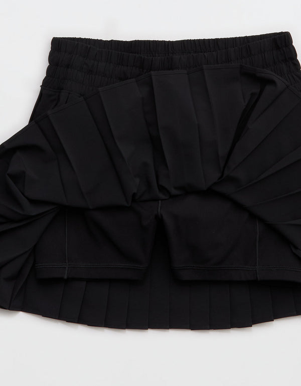 Offline by Aerie Falda-pantalón mini plisada - Negro